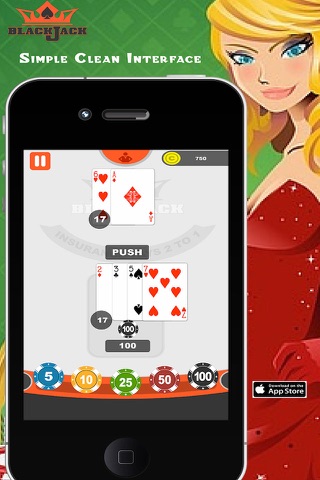 Blackjack : Blackjack Free, Blackjack 21 pro screenshot 2