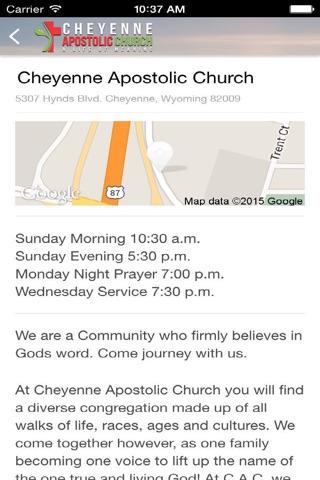 Cheyenne Apostolic Radio screenshot 2