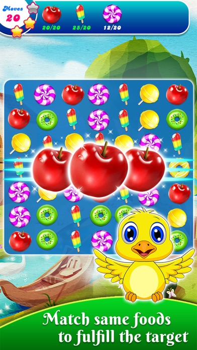 FOOD SPLASH-FREE CANDY MATCHING PUZZLE GAME 1.1 IOS GAME GIẢI TRÍ FOOD SPLASH-FREE CANDY MATCHING PUZZLE GAME 1.1 IOS