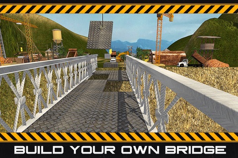 Bridge Builder Crane Simulator 3D – Construction crane simulation game screenshot 3