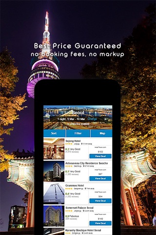 Seoul Korea Hotel Search, Compare Deals & Book With Discount screenshot 3