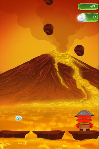 Volcanoid: Adventures Of A Lava Boy During Apocalipse Rush Runner screenshot 2