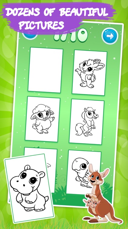 Best coloring book: Animals screenshot-3