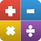 Icon Math learning game for preschool kids : Educational game to learn addition, subtraction, division and multiplication in HD and FREE