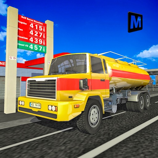 Real Oil Transporter Trucker simulator 3D Icon