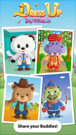 Game screenshot Dressup Buddies Lite : Learn professions & Jobs dress up game for kids, toddlers and adults mod apk