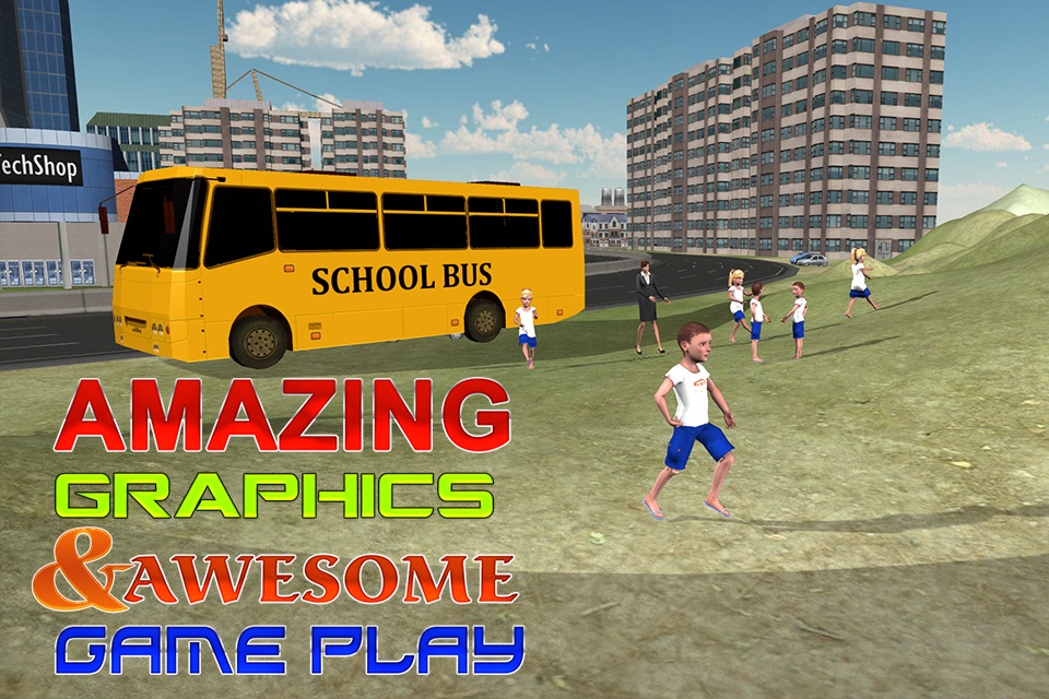 School Trip Bus Simulator – Crazy driving & parking simulation game screenshot 3