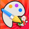Icon Christmas Kids Coloring Book Crayon free
