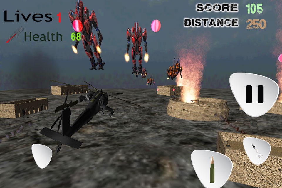 Robot Rage Desert Chopper - Whirly Blade Bot Fire Attack 2016 screenshot 3