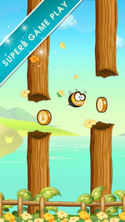 Flappy Bumbee Pro - Honey Bumble Swarm screenshot-4