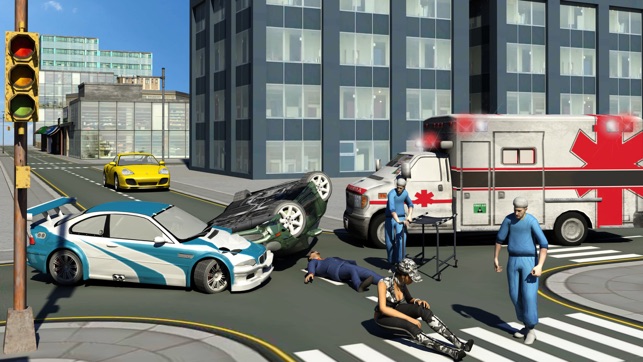 Ambulance Driver 3d Simulator Games(圖5)-速報App