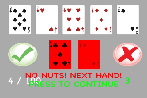 POKER Find The Nuts -- Best Possible Hand screenshot 4