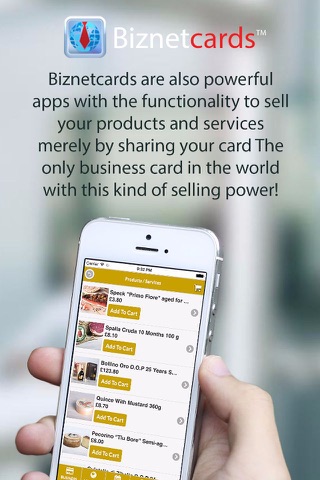 Biznetcards screenshot 4