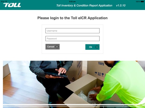 Toll eICR screenshot 2