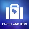 Castile and Leon, Spain Detailed Offline Map
