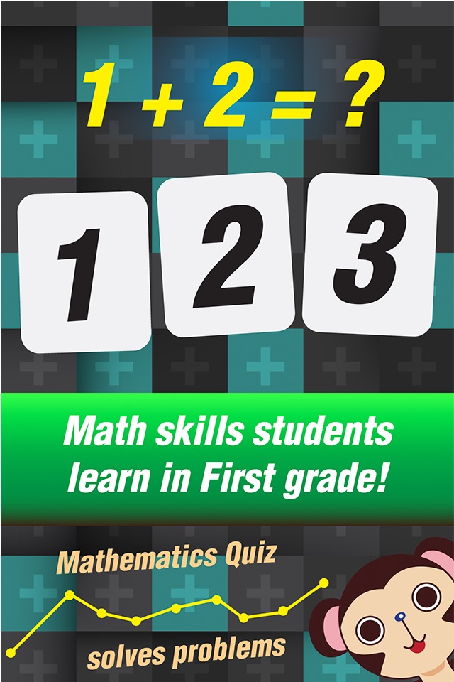 Montessori First Grade Common Core Smart Monkey Math Free screenshot 2