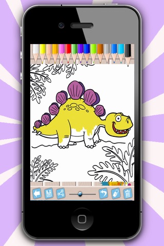 Dinosaurs Coloring Pages Game screenshot 3
