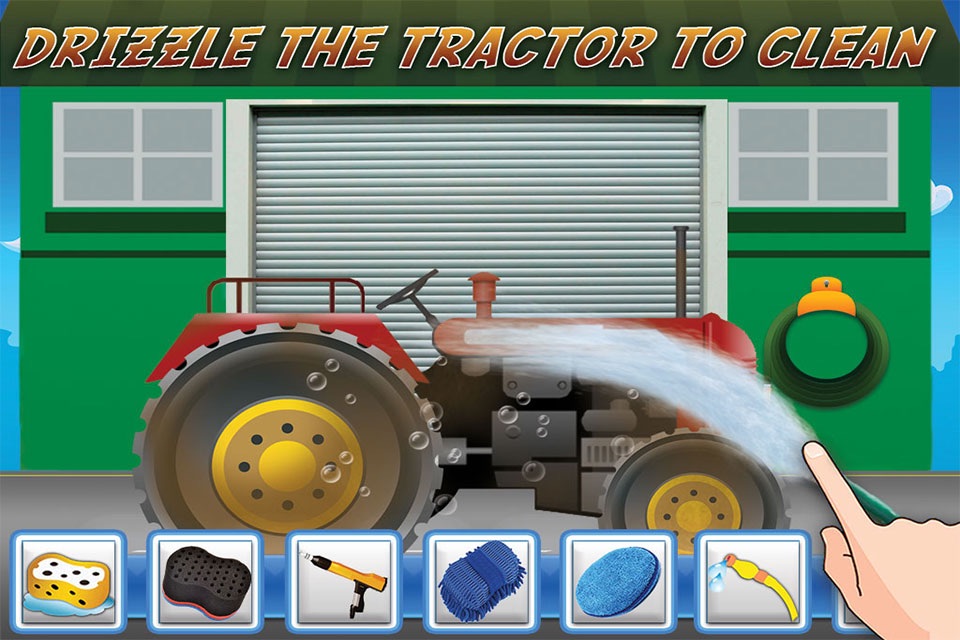 Tractor Washer: Farming Tractor Wash House screenshot 2