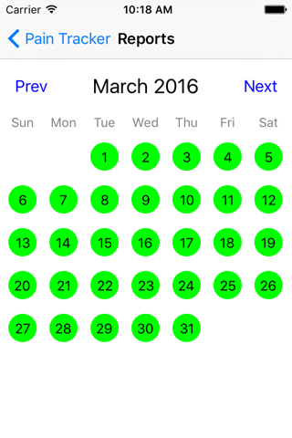 Pain Tracker App screenshot 3