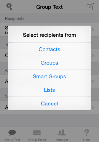 Group Text and Email: List, Group and Smart Group Manager screenshot 2