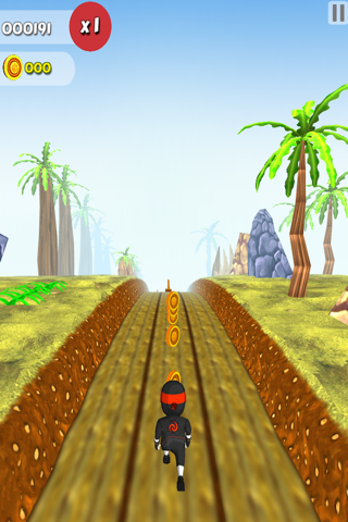 Clumsy Kid Ninja Runner : Sky Surfer Real Challenge Game screenshot 4