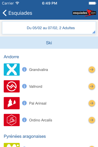 Esquiades.com screenshot 2