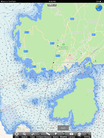 Strait of Bonifacio HD charts screenshot 3
