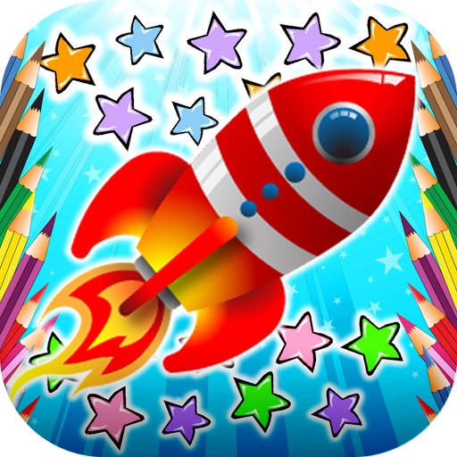 Coloring Book The Space iOS App