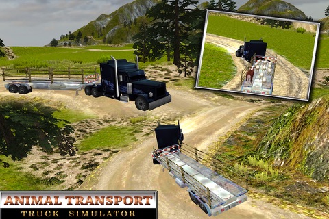 Offroad Animal Transport Truck Simulator 3D screenshot 4