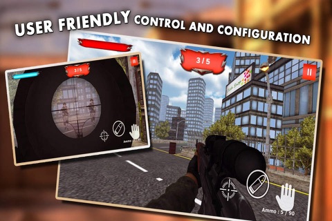 Crime City Sniper - Gun down the mafia from the city and save your family screenshot 4