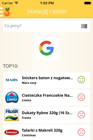 Inteligentna Lista zakupów Co wJem Lite screenshot 2