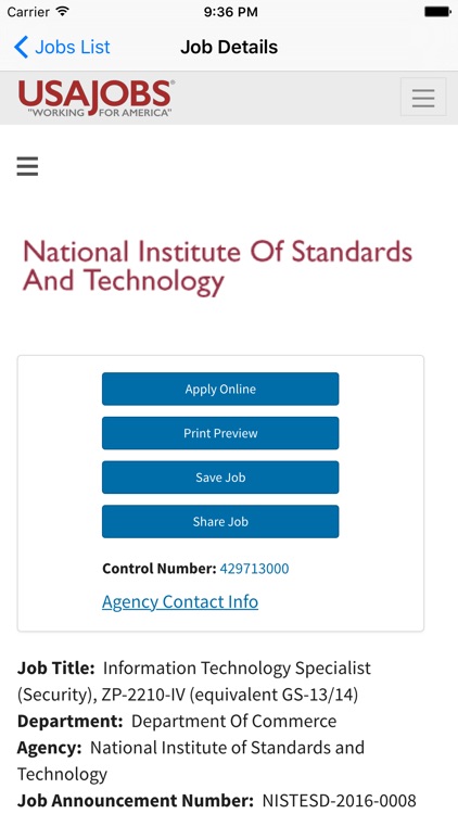 Gov Jobs Search In USA - Find Your Next Career Position Today screenshot-3