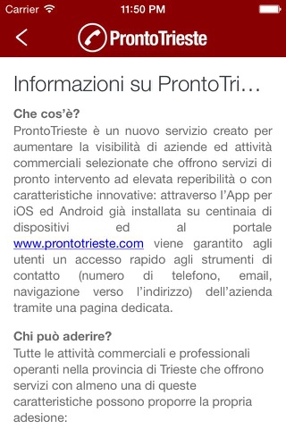 ProntoTrieste screenshot 2