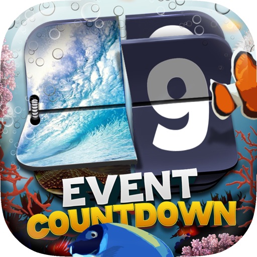 Event Countdown Beautiful Ocean Wallpaper  - “ Under Water World ” Pro icon