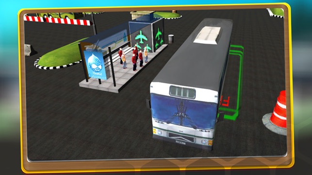 3D Airport Bus Parking