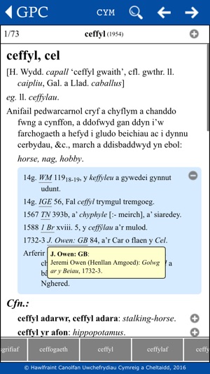 GPC Geiriadur Welsh Dictionary(圖4)-速報App