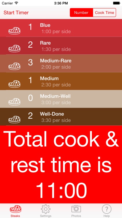 Steak Timer - Relax and cook perfect steaks!