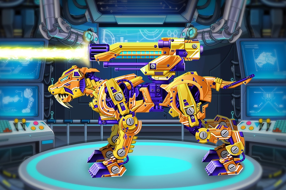 Robot Tiger Dragon Warrior - Robot War screenshot 3