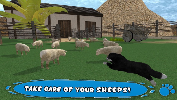 Sheep Run Dog Simulator 3D: Farm Lamb and Wool Transport through Transporter truck and Airplane screenshot-3