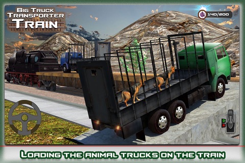 Big Truck Transporter Train screenshot 3