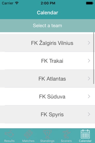 InfoLeague - Information for Lithuanian First Division - Matches, Results, Standings and more screenshot 3