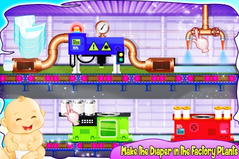 Baby Diaper Maker – Crazy fun time game for little kids screenshot 3