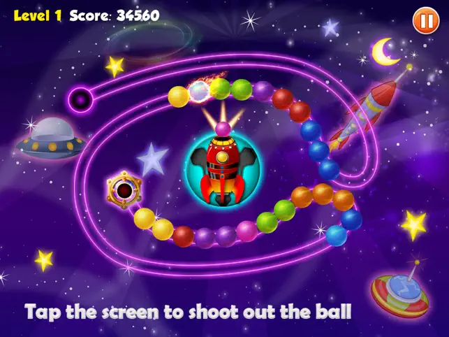 Ball Shoot Space, game for IOS