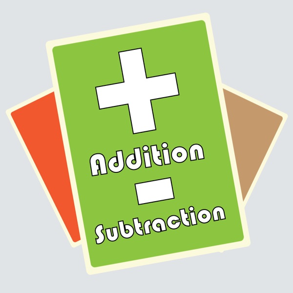 Addition and subtraction math facts flash cards for kids (0-9,0-18,0-100)