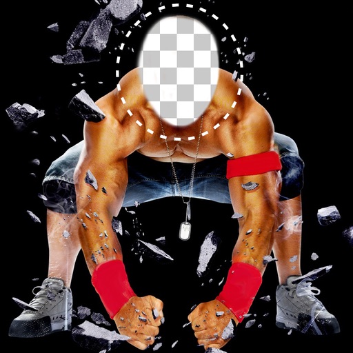 Wrestler Face Touch Lite - Face Change Tool For Your Pictures icon