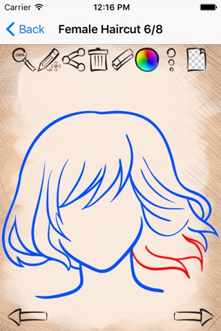 Drawing Ideas Hairstyles screenshot 3