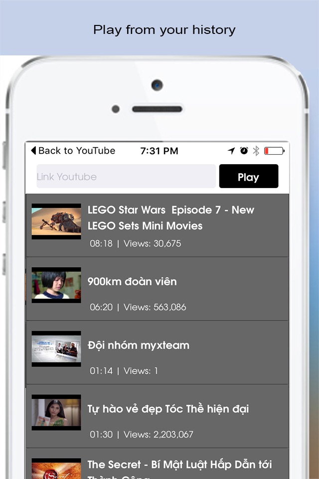PiP Music Player for Youtube ( Lite ) - play video or listen music when off screen screenshot 3