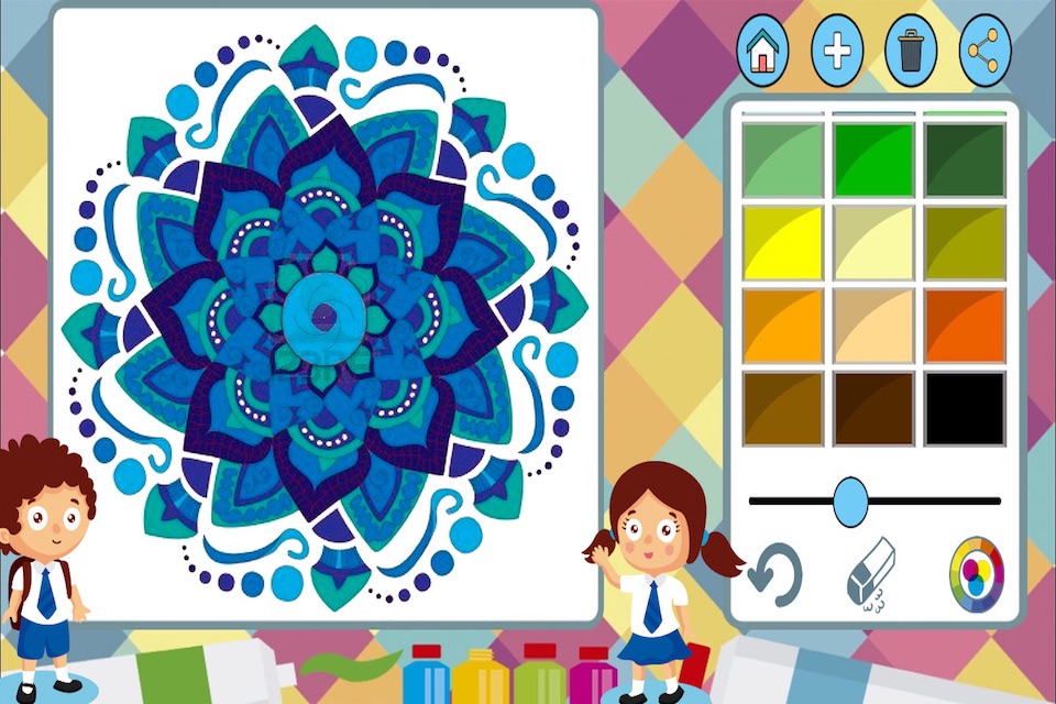 Mandalas to paint - coloring book to draw screenshot 4