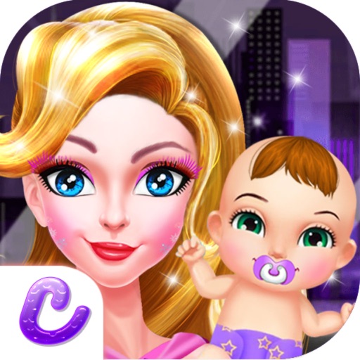 Happy Super Beauty's Cute Baby - Fashion Princess Pregnancy Check/Lovely Infant Care iOS App