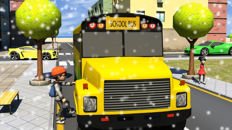 Winter School Bus Parking Simulator
